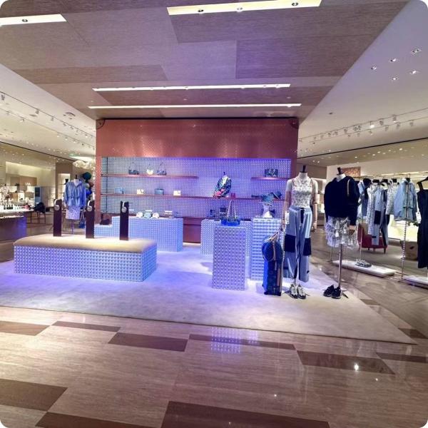 Full-color Outdoor LED Pixel Grid Screen , Waterproof Intelligent Flexible