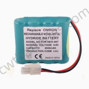 China Omron HEM-907 Rechargeable Nickel Metal Hydride Battery 4.8V 2000mAh Ni-MH Batteries factory