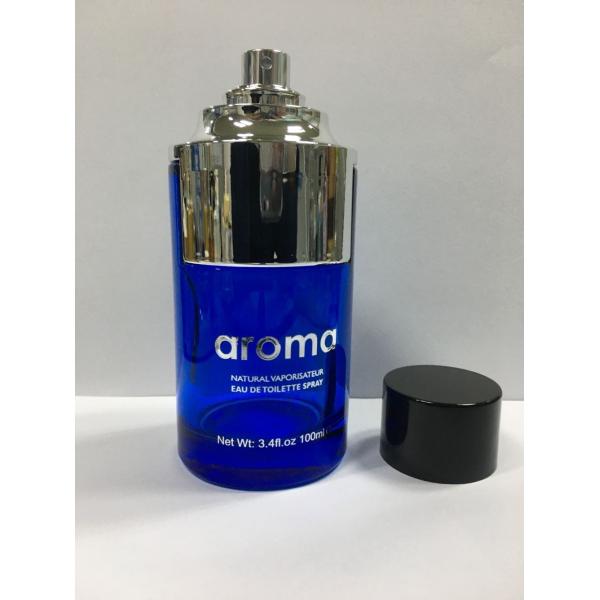 100ml Round Glass Perfume Bottles Spray Bottles With Crimp Neck Makeup Packaging OEM