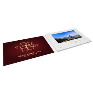 256MB Memory LCD Invitation Card , Rechargeable Video Postcard With USB Port