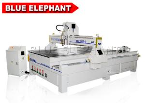 China 2018 New Blue Elephant 4 Axis Cnc Router 3d Wood Woodworking Cutting Machine for Sale factory