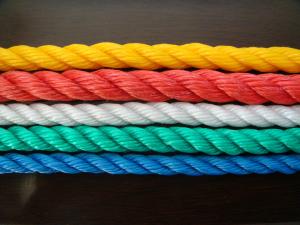 China Danline PP Rope 3/4 Strand Twisted Ropes 4mm-60mm High Abrasion Resistance factory