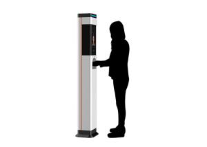 China Face Recognition Automatic Hand Sanitizer Dispenser For Disinfectant factory