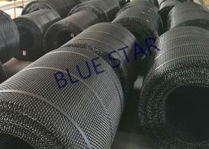 China Plain Weave Carbon Steel Gravel Screen Mesh , Quarry Ming Crimped Wire Mesh factory