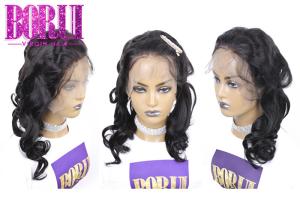 China Pre Plucked Human Lace Front Wigs With Baby Hair , Malaysian Pre Plucked Human Hair Lace Wigs factory