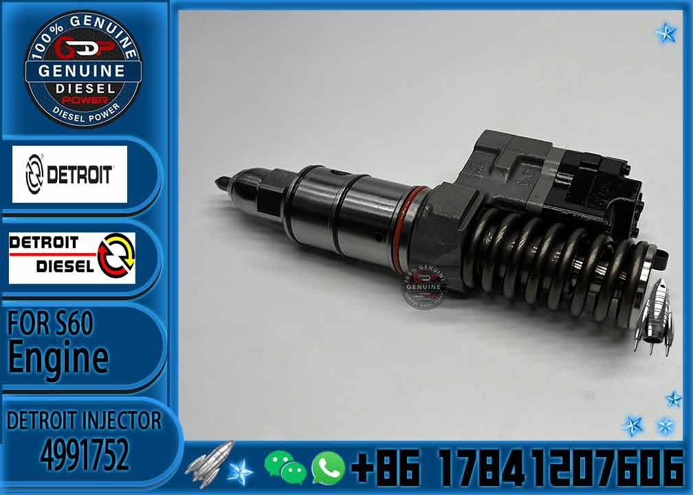 D-etroit 12.7L SERIES S60 N2 Common Rail Diesel Fuel Injector 4991752