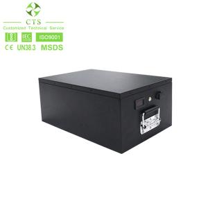 China Customized Rechargeable Low Speed Club Car Golf Cart 60V 120Ah Lithium Ion Battery factory