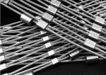 7*7 / 7*19 Stainless Steel Architectural Mesh , Ferruled Stainless Steel Rope
