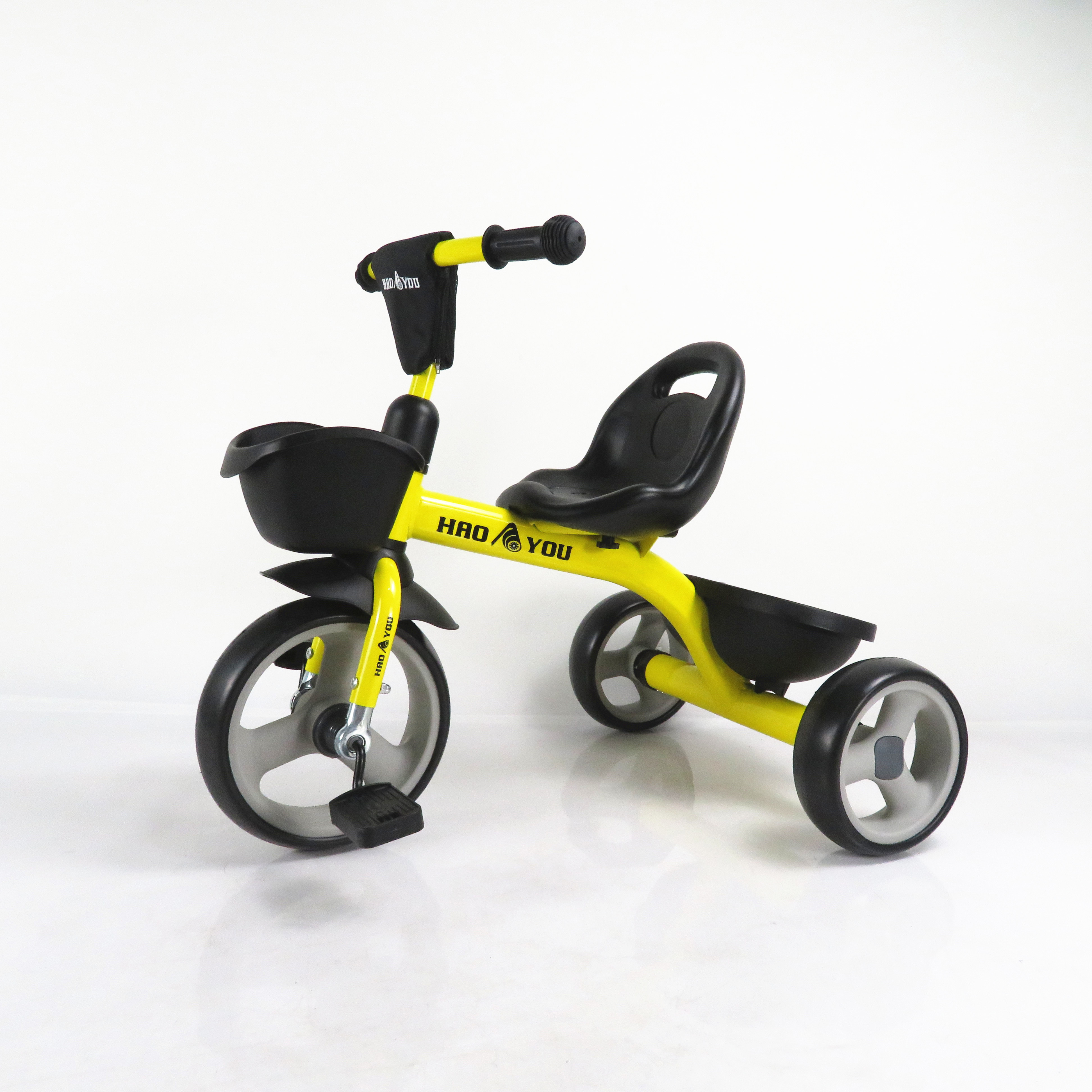 Kids Tricycles Steel Frame Single Speed Childrens Non Gear For 3-7 Years Old Boys Girls Training