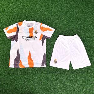 China 2024-2025 Real Madrid Childrens Training Suit Lightweight Sports Jersey With Customized Numbers factory