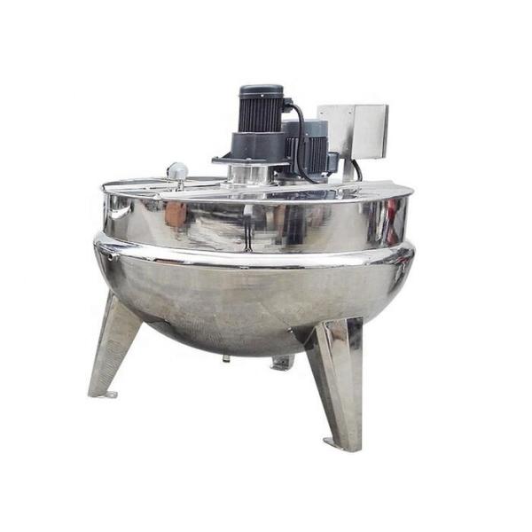 China Industrial Food Processing Machine Vertical Cooking Jacketed Kettle With Agitator / Cover factory