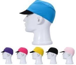 China Solid color cyclist fabric cap factory