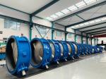 Cast Ductile Iron BS en593 ANSI DIN JIS double flanged centerline Huge Big Size