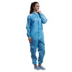 Antistatic Waterproof Workshop Uniform Zippers Dustproof Cleanroom Esd Garment
