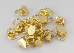 China 5 # Metal Zipper Slider With D Ring / Zipper Pull for Garments Bags factory