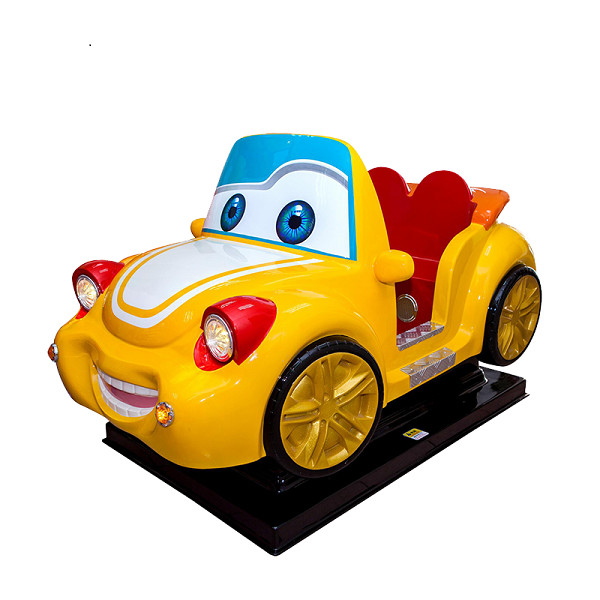 2 Players Coin Operated Shooting Simulator Swing Car For Theme Park