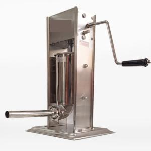 China Mini 3L Stainless Steel Manual Sausage Machine Electric Sausage Filler factory