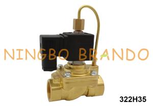 China 1/2'' 40 Bar 322H35 Parker Type Brass Solenoid Valve Normally Open 24V 110V 220V factory