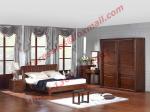 Antique Solid Wood Bed in Wooden Bedroom Furniture sets