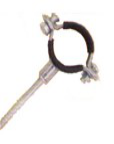 pipe metal clamp with wall screw