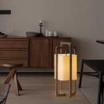 Retro simple wooden living room bedroom hotel wabi-Sabi floor lamp