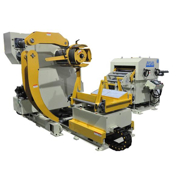 China Fully Automatic Coiling Handling Process Roll Feeder Straightener Decoiler Line factory