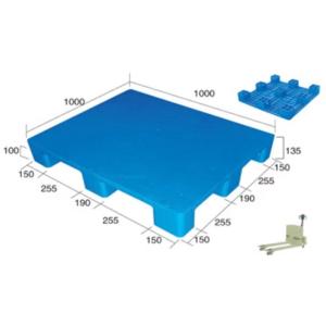 China Moisture Proof Single Faced EPP Pallet Recyclable 1200*1000*150mm Euro Plastic Pallet factory