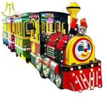 Hansel outdoor amusement park items battery power trackless train rides electric