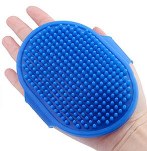 China No Fingered Pet Grooming Gloves Blue For Cats Dogs Eco Friendly Small Animals factory