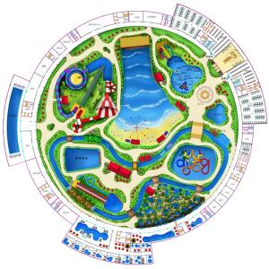 China Amusement Park Design Theme Park Design Featuring Fiberglass Materials For All Ages factory