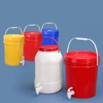 Food Grade Drink Dispenser 5 Gallon Plastic Bucket With Handle And Lids