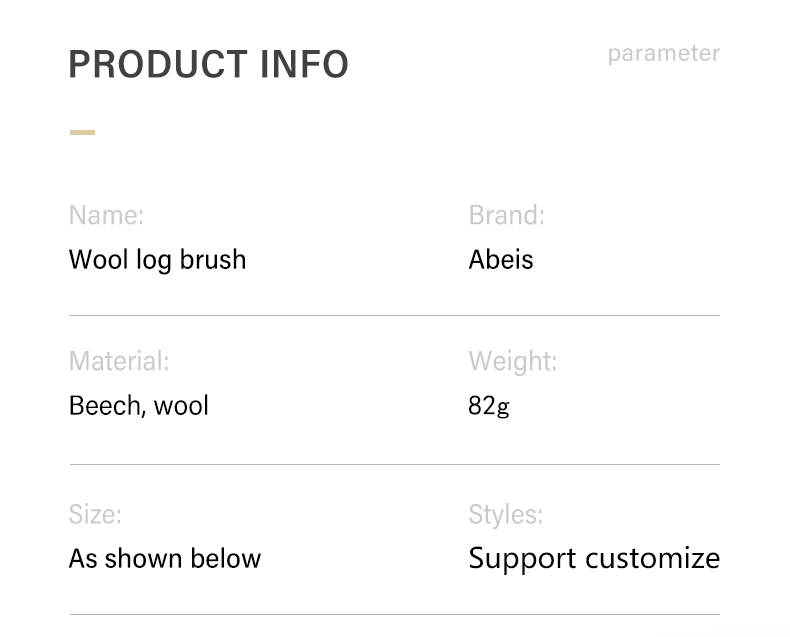 Customized Color 360 Curved Soft Goat Bristle Men Beard Cleaning Brush Laser Customized