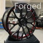 5x130 matt black color and red line 22x10 wheels forged wheels for mercedes G