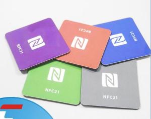China HF 13.56MHz NFC Electronic Tag NFC 213 Sticker Customized Logo factory