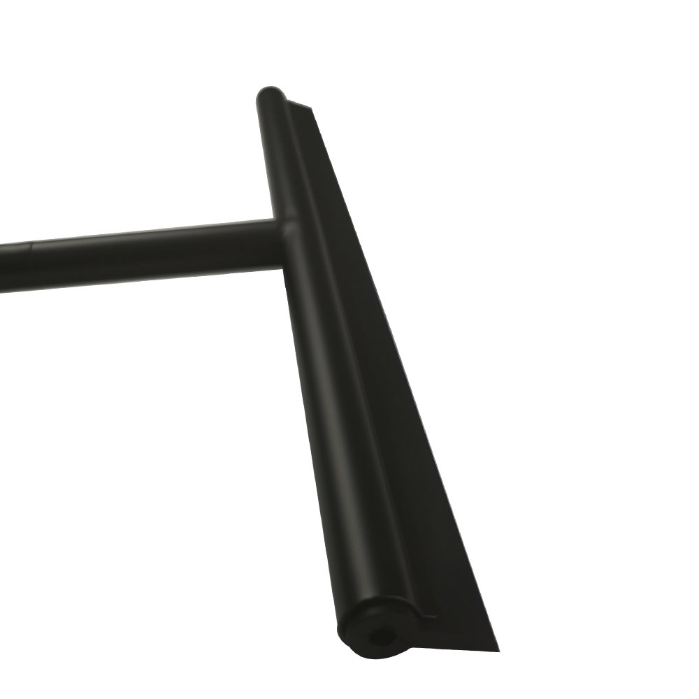 Heavy Duty Stainless Steel Matte Black Floor Squeegee With Long Handle