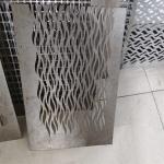 304 316 Stainless Galvanised Perforated Sheet ISO Certification For Machinery