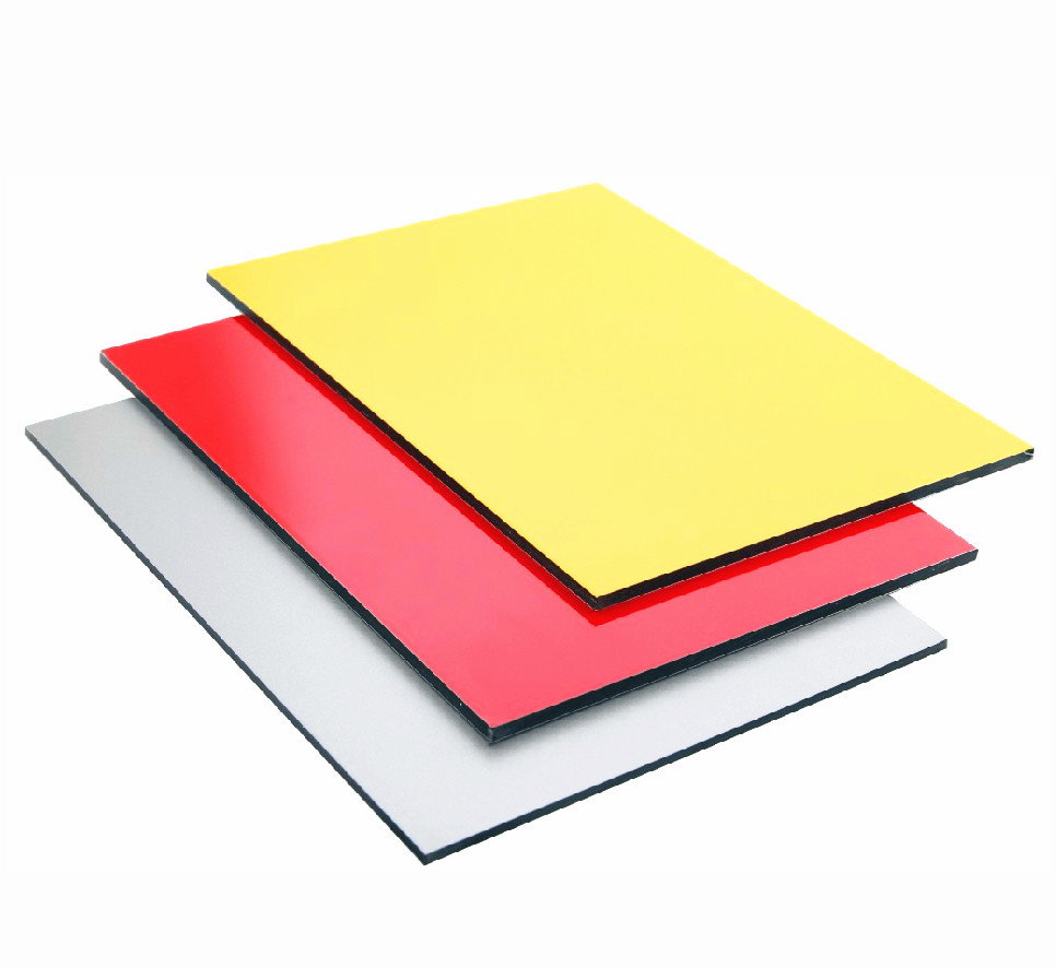 Brown Exterior Wall Cladding Pvdf Aluminum Composite Panel Sheets Scratch Resistant Cloth Pattern