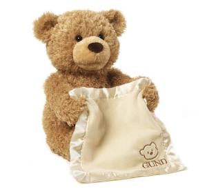 China Musical 25cm Peek a Boo Bear Play Hide And Seek Cute Electronic Playing Fun factory