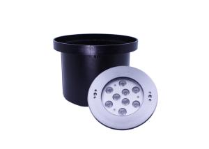 China RF Control Underwater LED Swimming Pool Light SS 316 RGB 22W Fountain Light factory