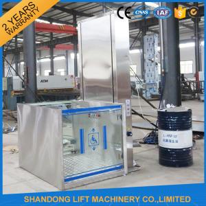 China 2m Height 250kg Capacity Wheelchair Platform Lift Disabled Home Stair Lift For Old People factory