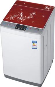 China Red 8kg Top Loading Fully Automatic Washing Machine With Pump And Copper Motor Optional factory