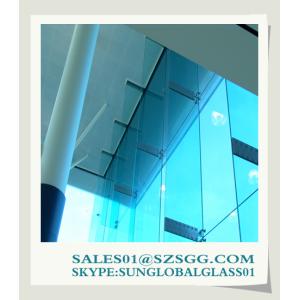 China High quality 8mm Tinted Blue Glass for doors on sale