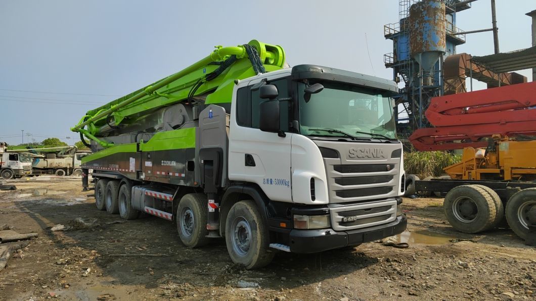 Renovated Condition 2014 Zoomlion Super Long Boom Pump Used Truck Pump Concrete Pump Concrete Mixer