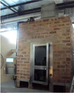 China Lab Building Materials Flammability Tester , UL1685 Vertical Tray Test Chamber for Cables factory