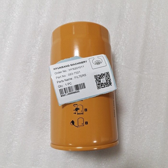 Excavator Oil Filter 093-7521 0937521 093-7520 0937520 For 329D 336D 330CL 330CLN