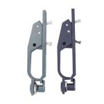 Low Voltage Switchgear Door Pull Handles Modern Design Black Powder Coated