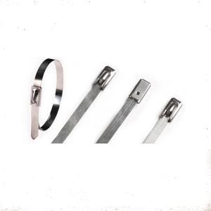 China Factory supplier newest strong packing adjustable stainless steel cable ties on sale factory