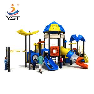 China Plastic Amusement Park Play Equipment Commercial Kids Outdoor Playground factory