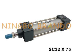 China SC Series Double Acting Pneumatic Air Cylinder 32mm Bore 75mm Stroke factory