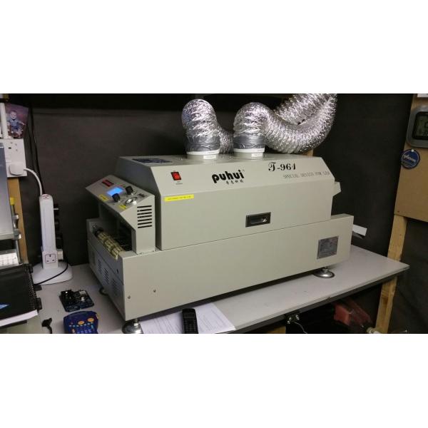 China T961 Mini SMT Reflow Oven For LED 230*730mm 6 Zones 3.5KW Table Top welding machine factory